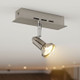 1 Light Spotlight 12V MR16 50W 180mm Satin Chrome 1 Light Spotlight 12V MR16 50W 180mm Satin Chrome